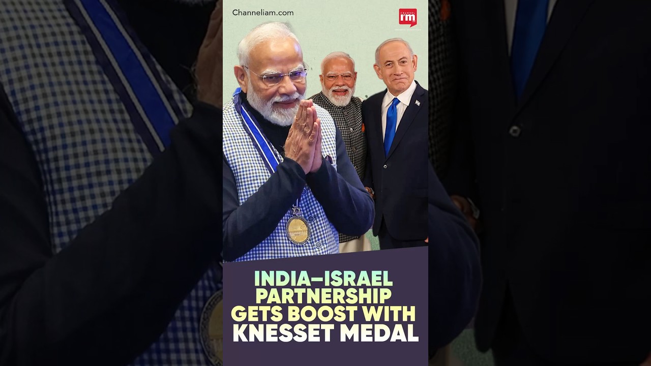 Israel Bestows Top Knesset Medal on PM Modi; Highlights Deep Defence & Strategic Ties