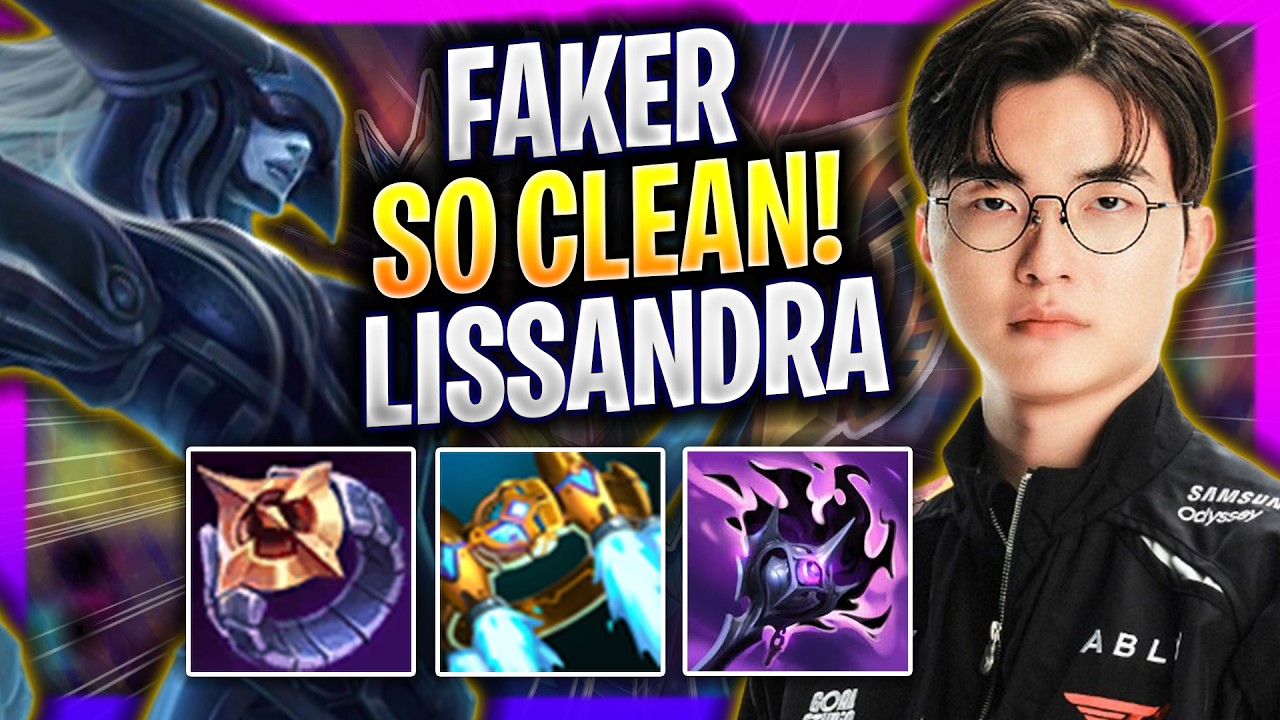 FAKER IS SO CLEAN WITH LISSANDRA! - T1 Faker Plays Lissandra MID vs Aurora! | Season 2026