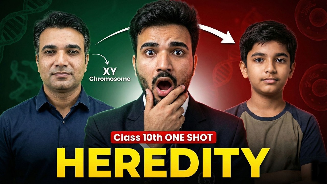 Heredity Class 10 🔥 Genes, Mendel & Sex Determination | Boards Mein Pakka Aayega!