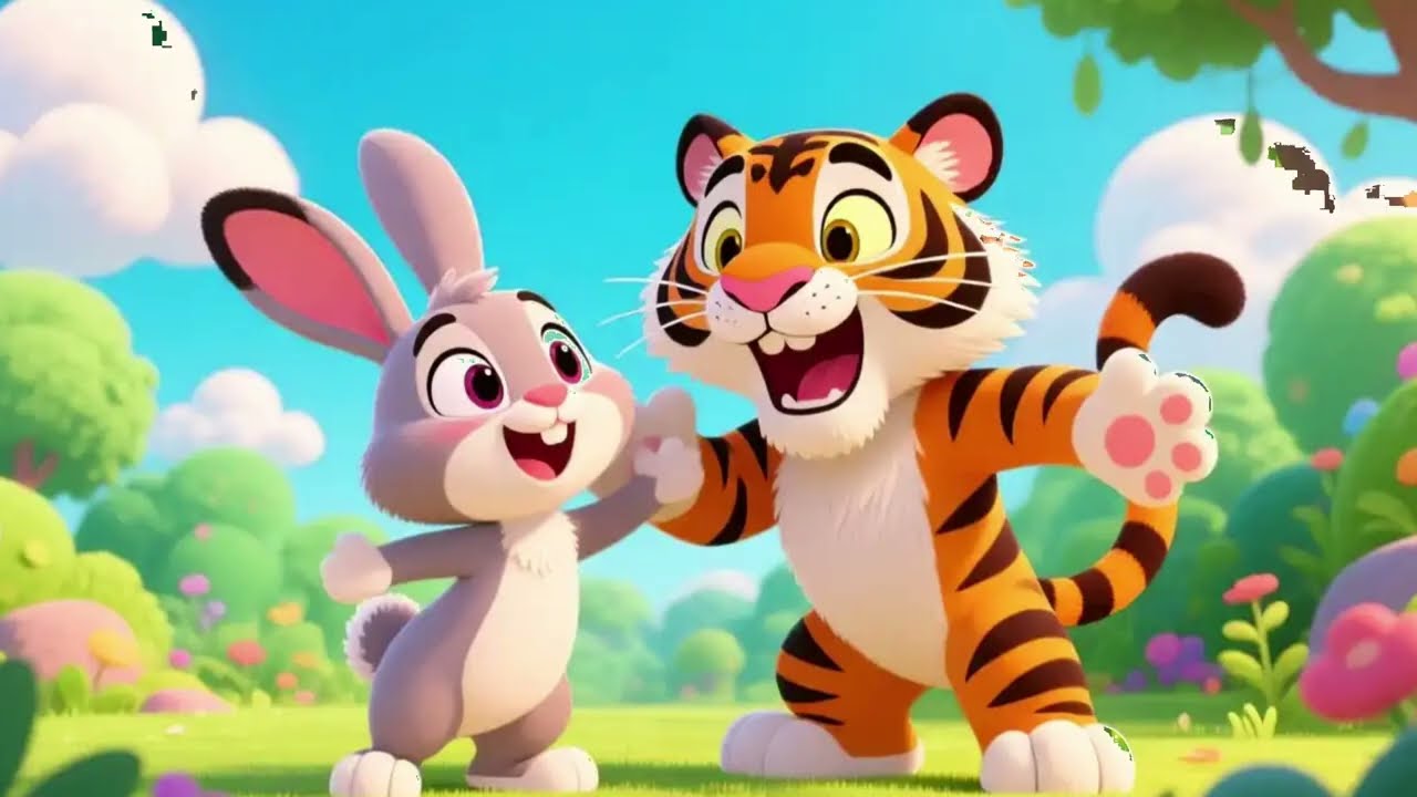 JUNGLE KA SACCHA DOST🐯🐰EMOTIONAL HINDI CARTOONSTOR 