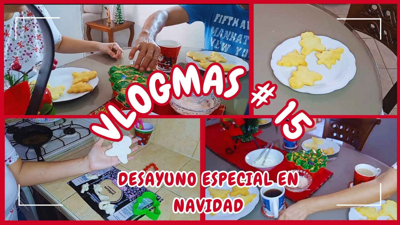 Desayuno especial en navidad 🎄 Tiempo en familia 🥰