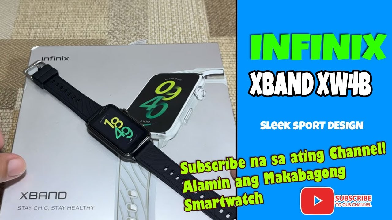 Infinix XBand XW4B Model - Pinaka Latest na Smartband from Infinix 