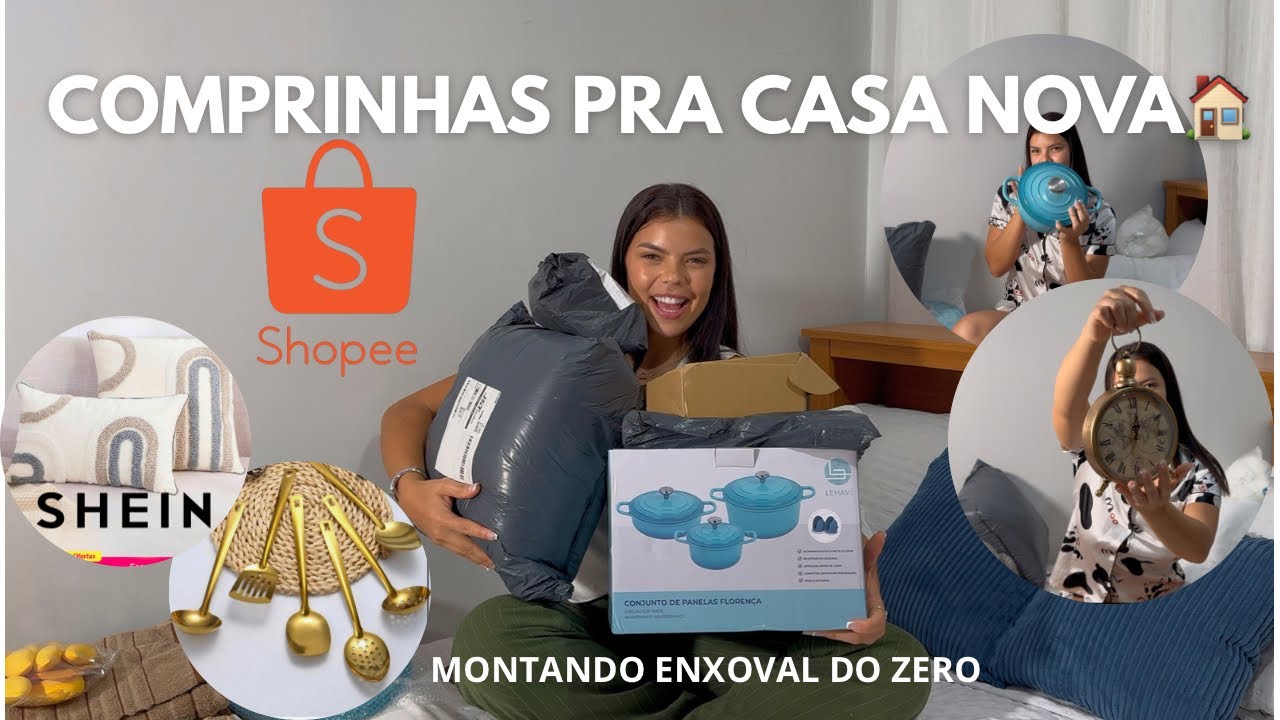 COMPRINHAS PARA A MINHA CASA DA CIDADE 🏠💕 SHOPEE E SHEIN 