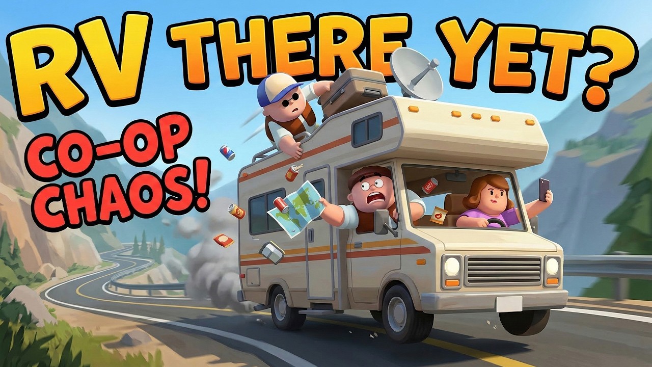 Playing a New Coop Game where You Drive an RV with Friends - RV There Yet LIVE 🔴