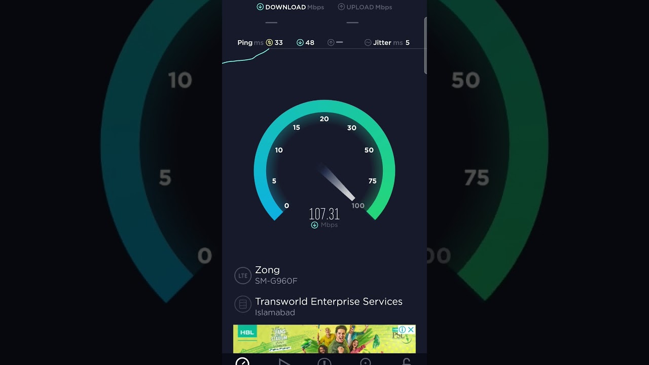 zong 4g speed test