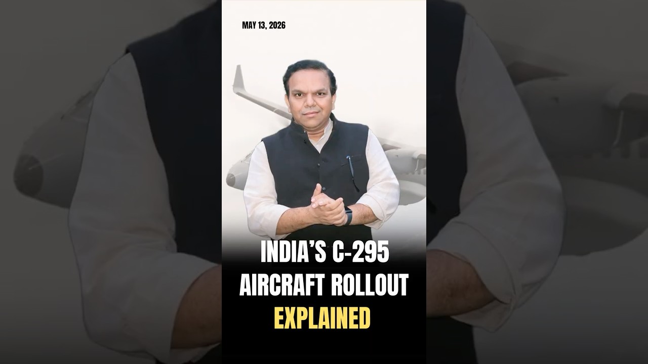 India&rsquo;s C-295 Aircraft Rollout Explained #iran #iranisraelwar #iranwar #trump #missiles #c295 #tata