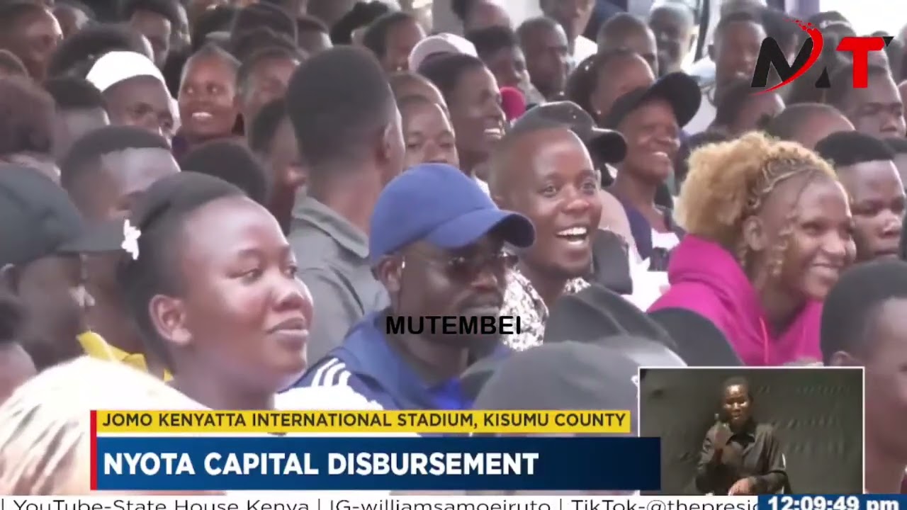 PRESIDENT RUTO ENGAGING WITH NYOTA BENEFICIALYs IN KISUMU