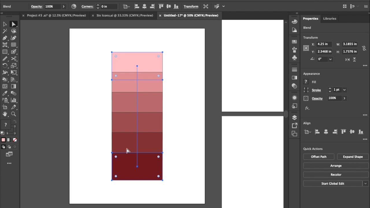 Creating a Monochrome Color Pallet in Adobe Illustrator