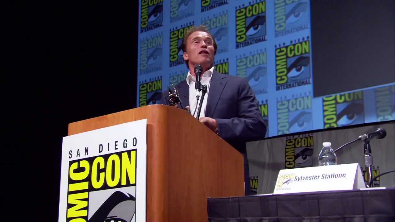 Receiving the Comic-Con Ink Pot Award