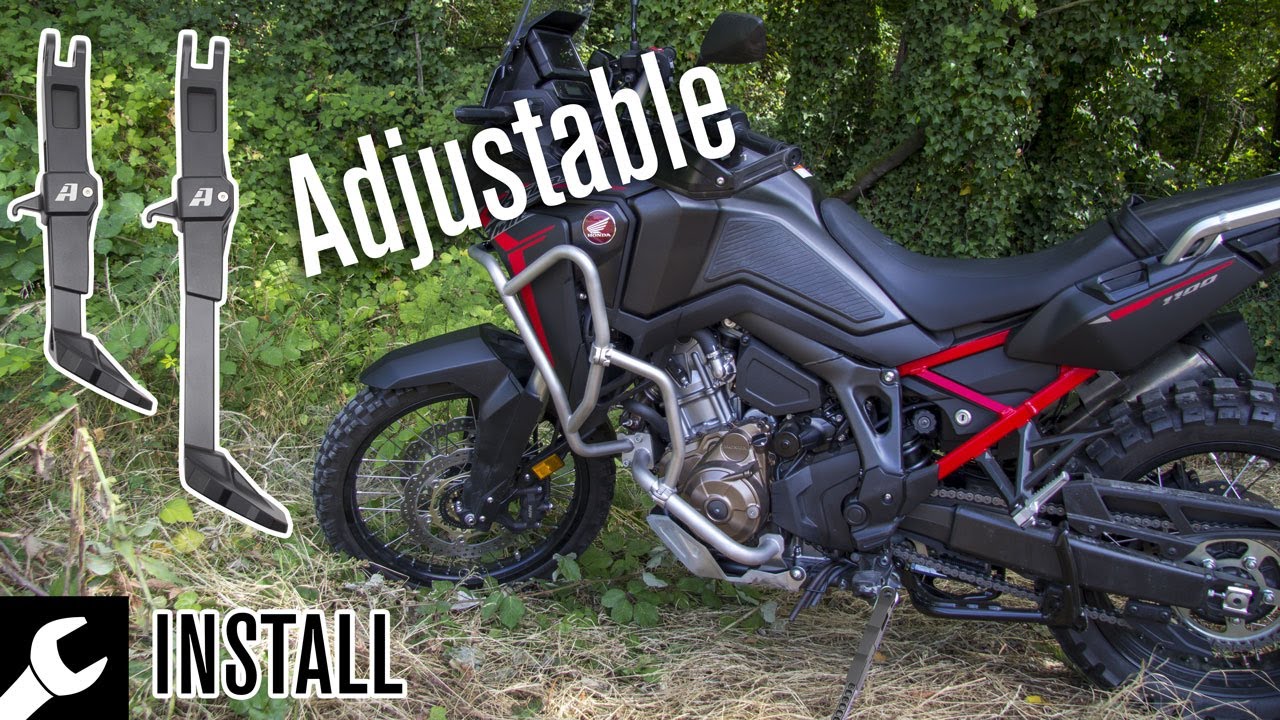 Honda Africa Twin 1100 Adjustable Side Stand Install by AltRider