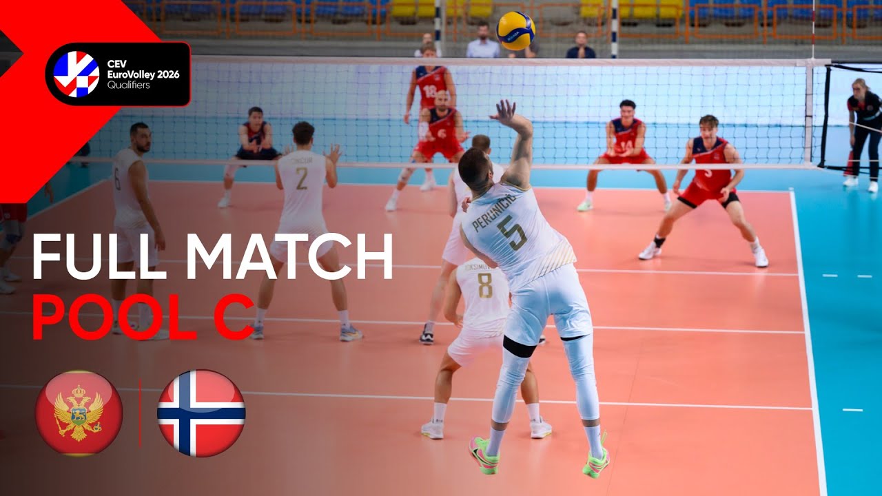 Full Match | Montenegro vs. Norway | CEV EuroVolley 2026 | Qualification Phase M | Pool C