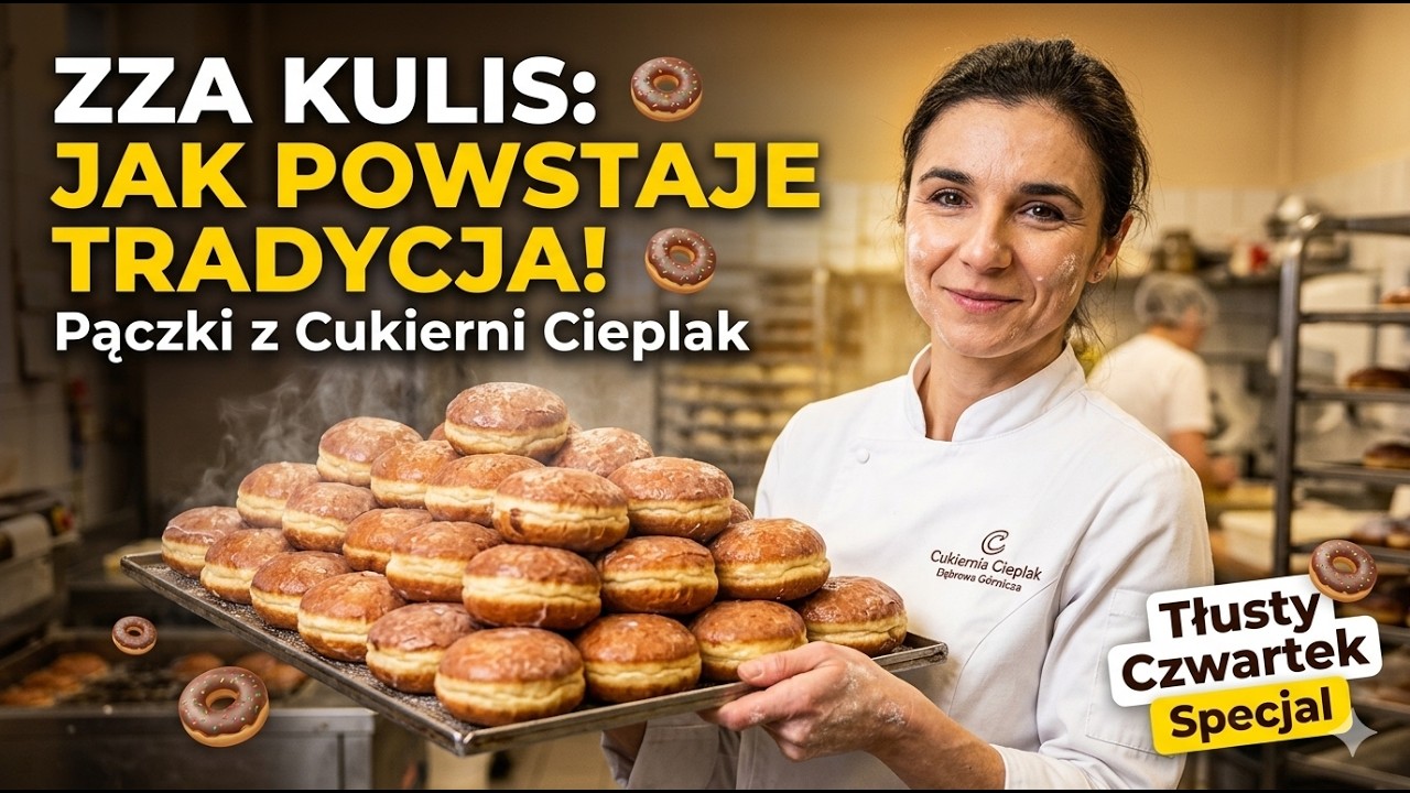 🍩 Pączki, słodkie tajemnice i Tłusty Czwartek 🍩 Karolina Cieplak i Konrad Kawelczyk O!Dąbrowie