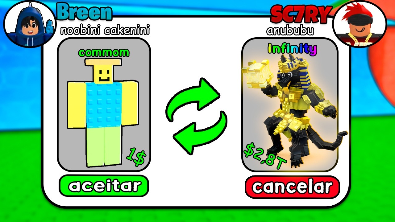 FIZ TROCAS  DO NOOBINI ATE O INFINITY EM APENAS 1 HORA no FUJA DO  TSUNAMI BRAINROT!