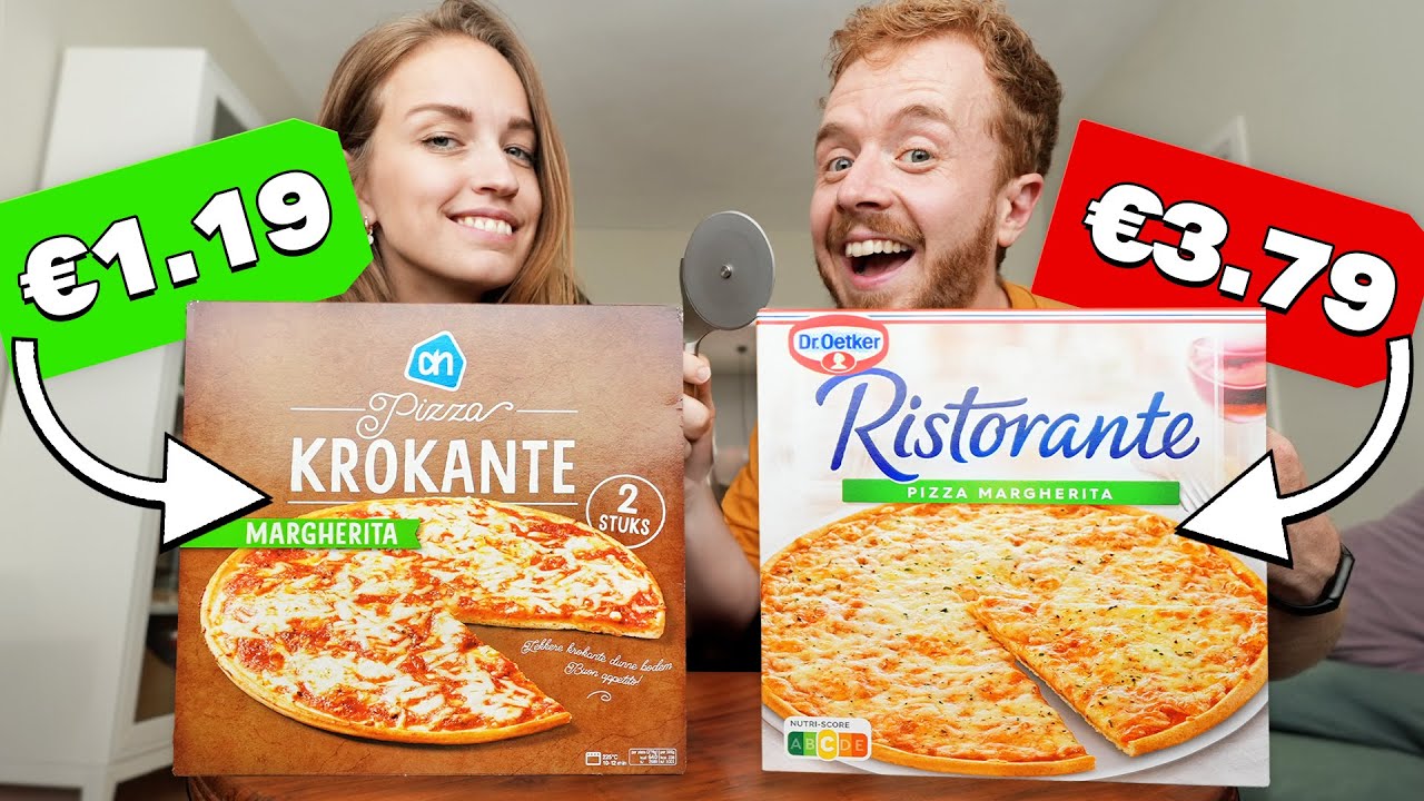 Diepvries PIZZA MARGHERITA uit de supermarkt vergelijken! 🍕