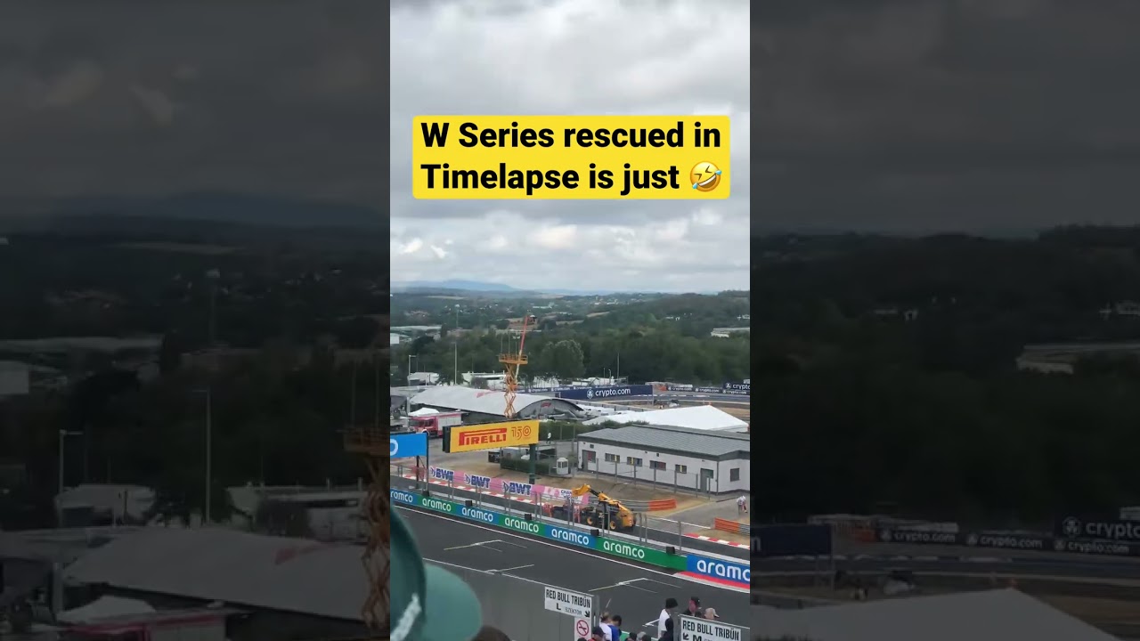 W series car Timelapse from hungaroring 