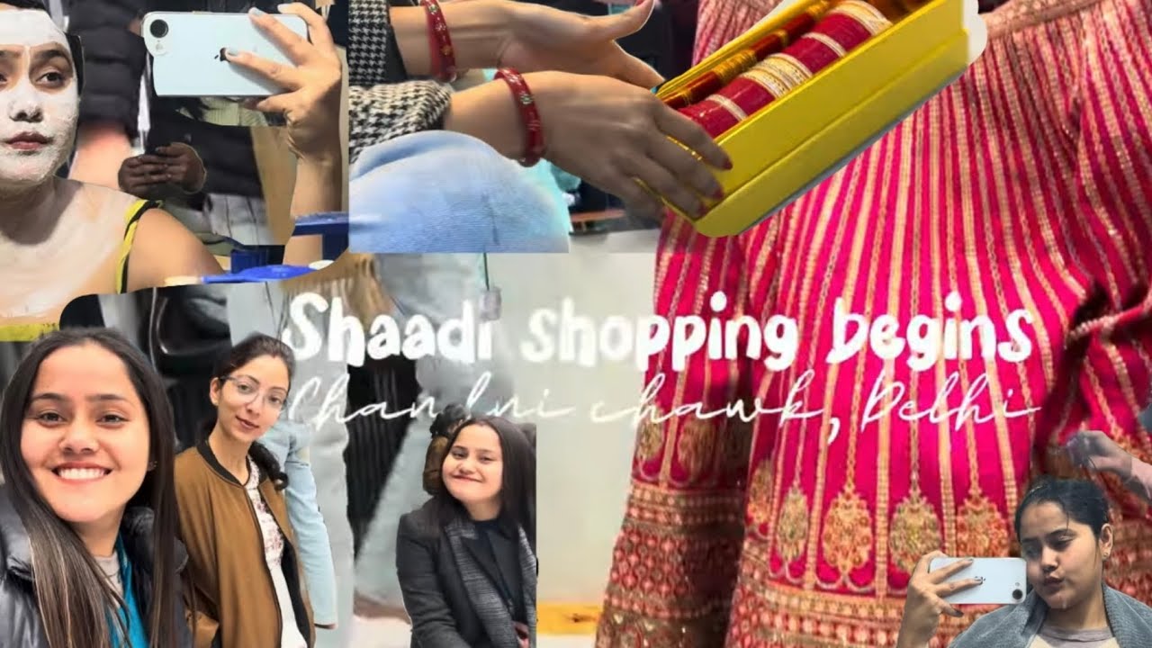 Shaadi shopping begins 🛍️| 📍Delhi | Lehenga hunting🥻