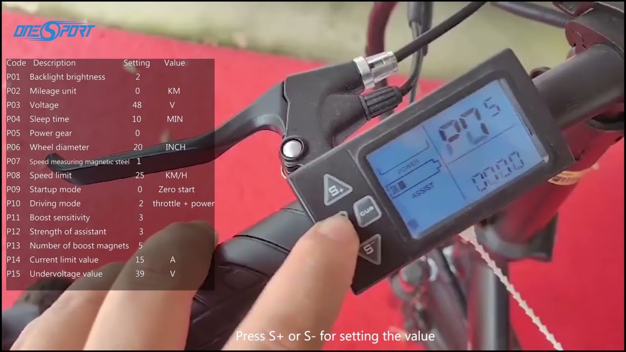 BK6 display setting