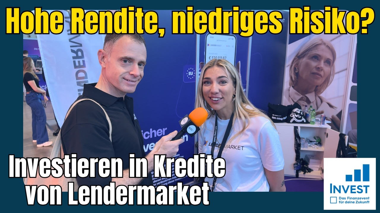 13,46% Zinsen mit P2P &ndash; wie geht das? Ich frage am Lendermarket-Stand nach (INVEST 2026)