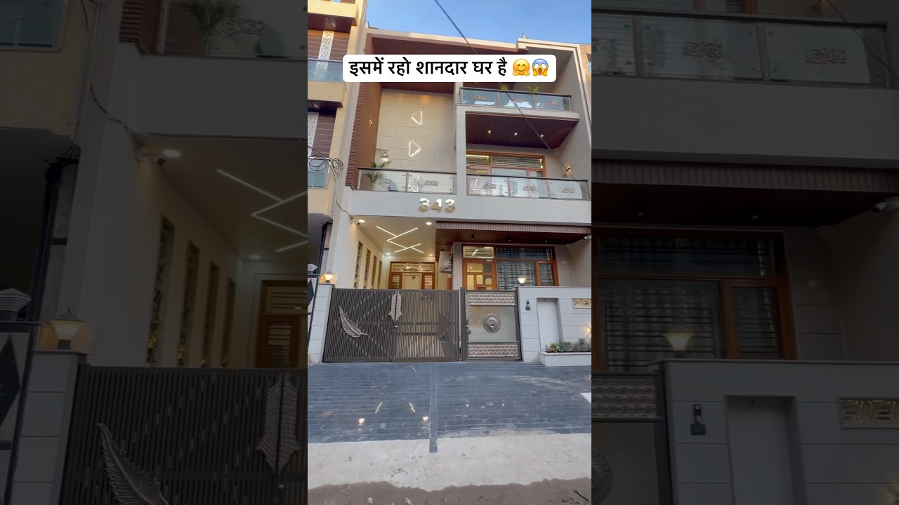 26X50 House Design 4Bedroom House Beautiful Interior Work Jaipur #shortsfeed #home #realestate