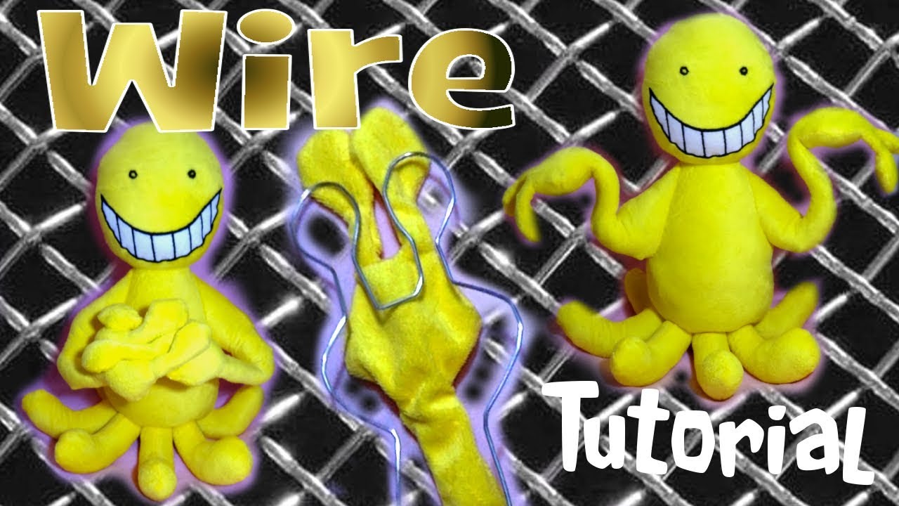 Make flexible plushies!| How to use wire when making plushies| Tutorial by Cloctor Creations