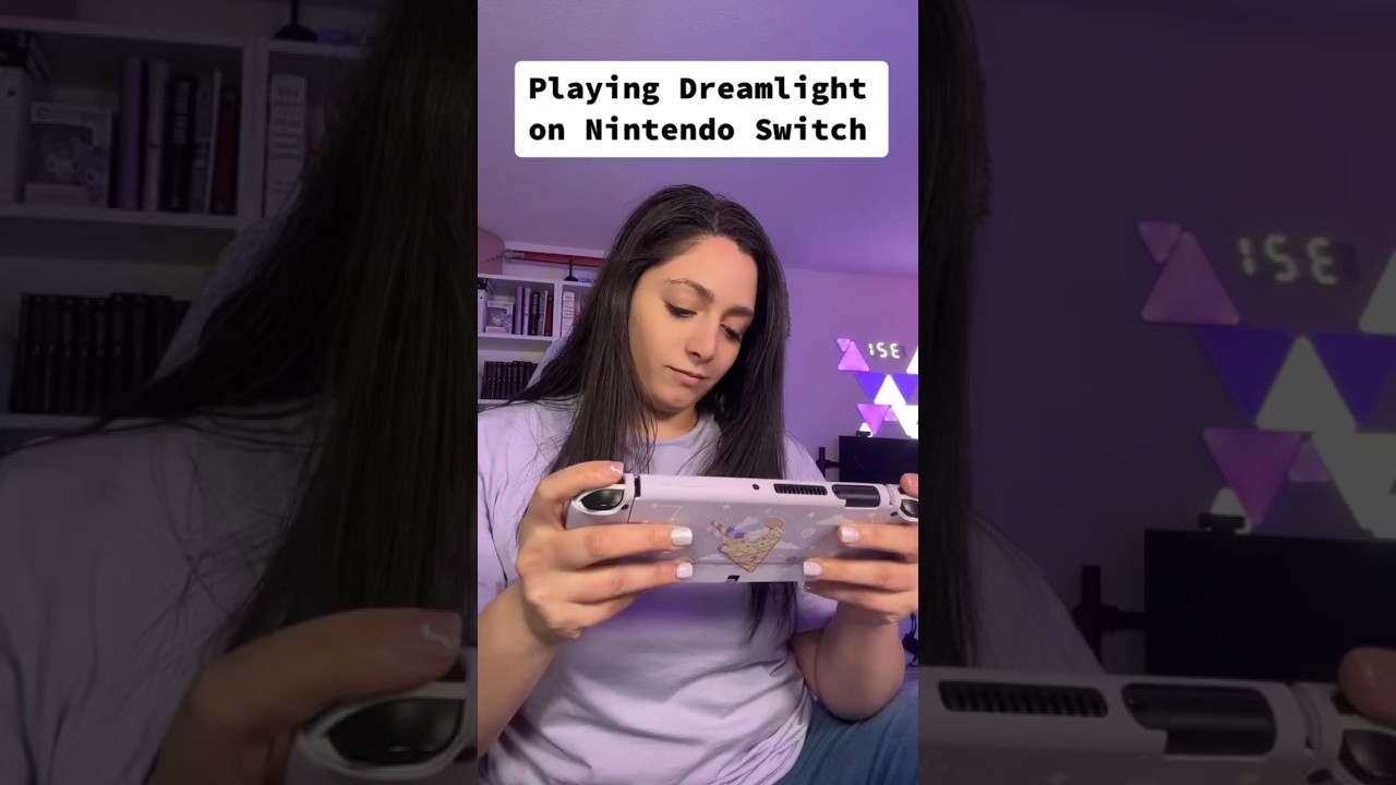Dreamlight on Switch vs PC Gameplay #cozygaming #tiktoklive #twitch #gamergirl #dreamlightvalley