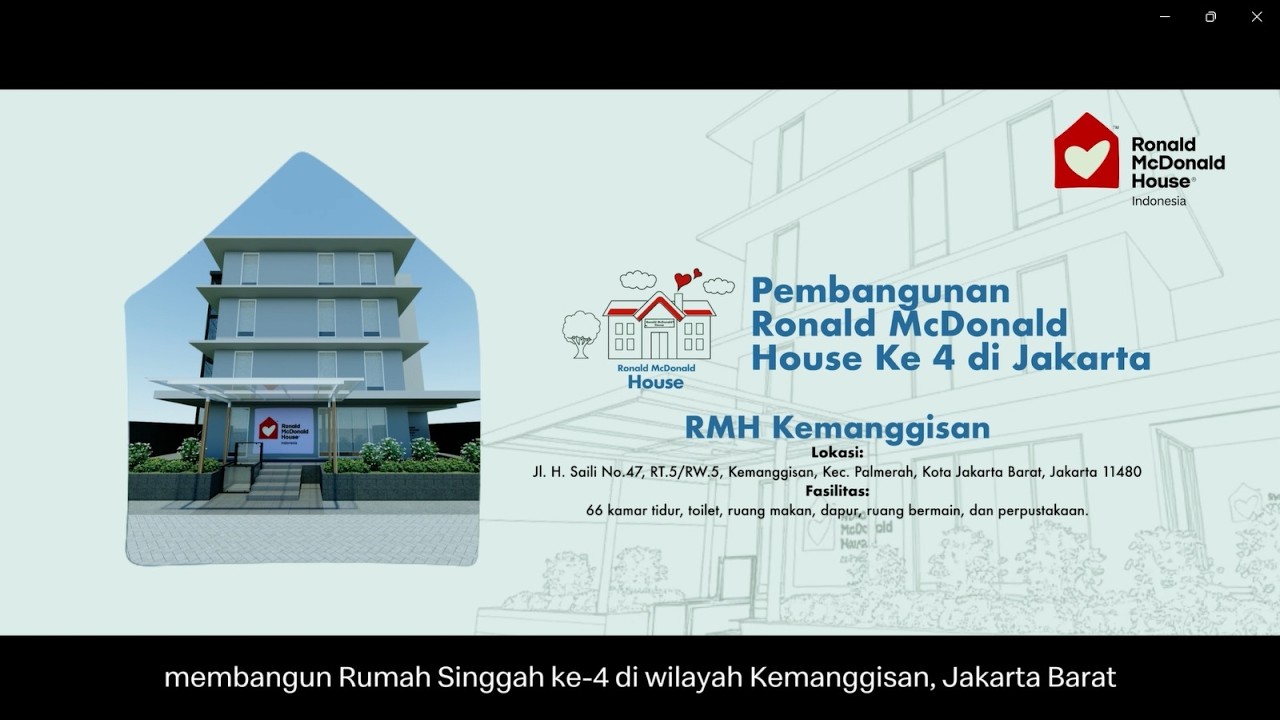 Opening Rumah Singgah Kemanggisan: Langkah Nyata Yayasan RMHC Indonesia Mendukung Kesembuhan Anak