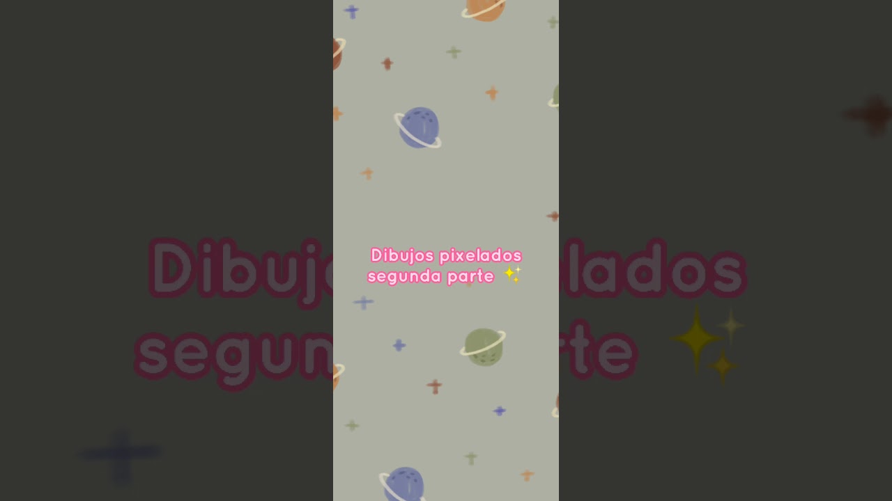 Dibujos pixelados 2 parte  Me la pidieron bastante ✨🤞💫