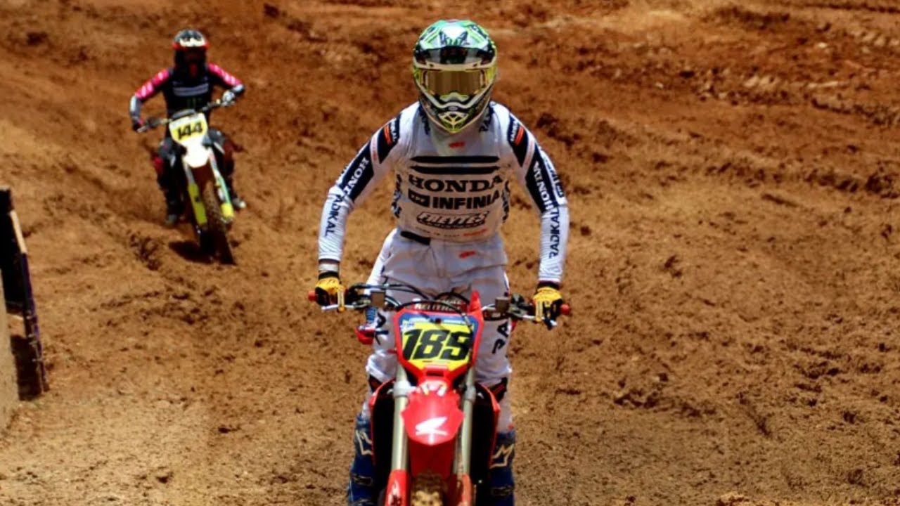 Wao que caída de Nogueras Jr 210 Gran Remontada de Marcos Antesana Mx Open Race 1