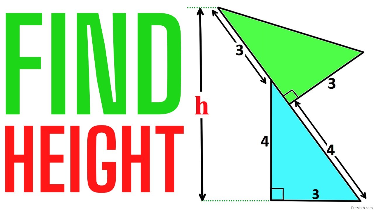Can you find the Height of This Shape? | Step-by-Step Tutorial