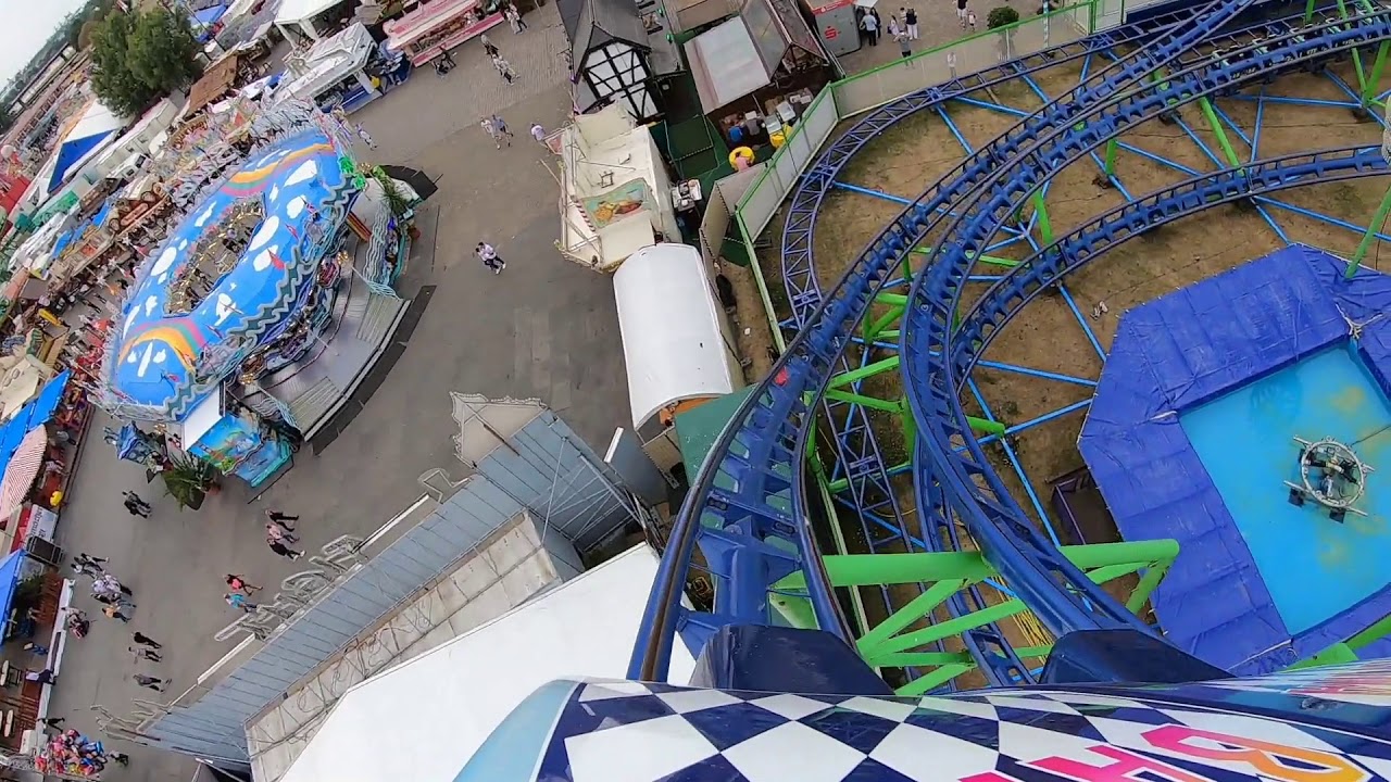 Alpina Bahn - Mounted HD On-Ride POV | Größte Kirmes am Rhein Düsseldorf 2019