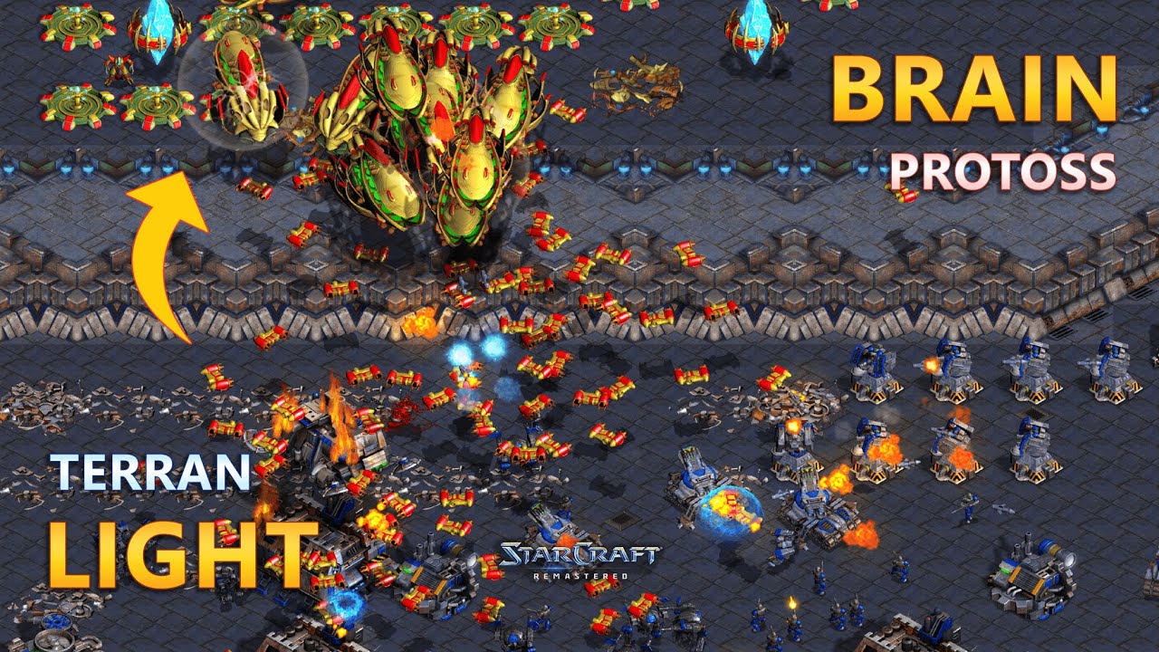 STARCRAFT: 🔥 SUPERMATCH: BRAIN VS LIGHT
