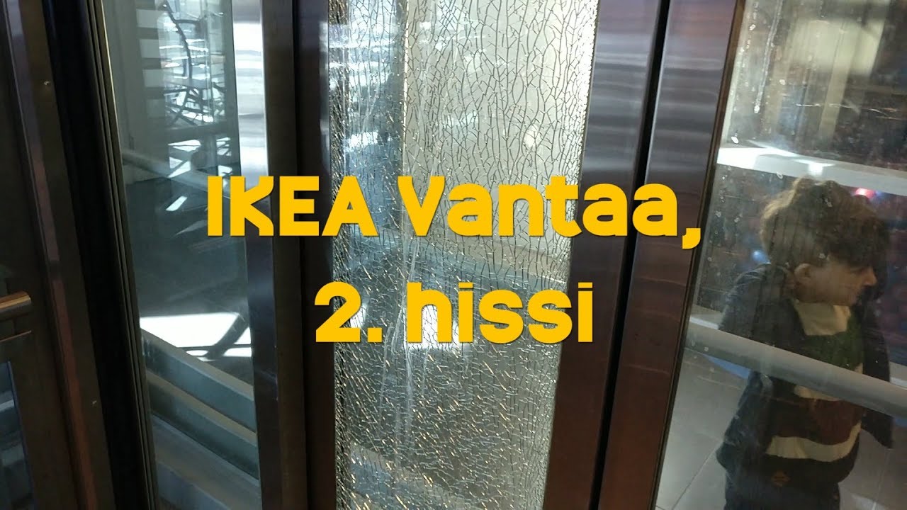 Hissivideo: IKEA Vantaa, 2. hissi - 2002 KONE Transys (lasihissi)