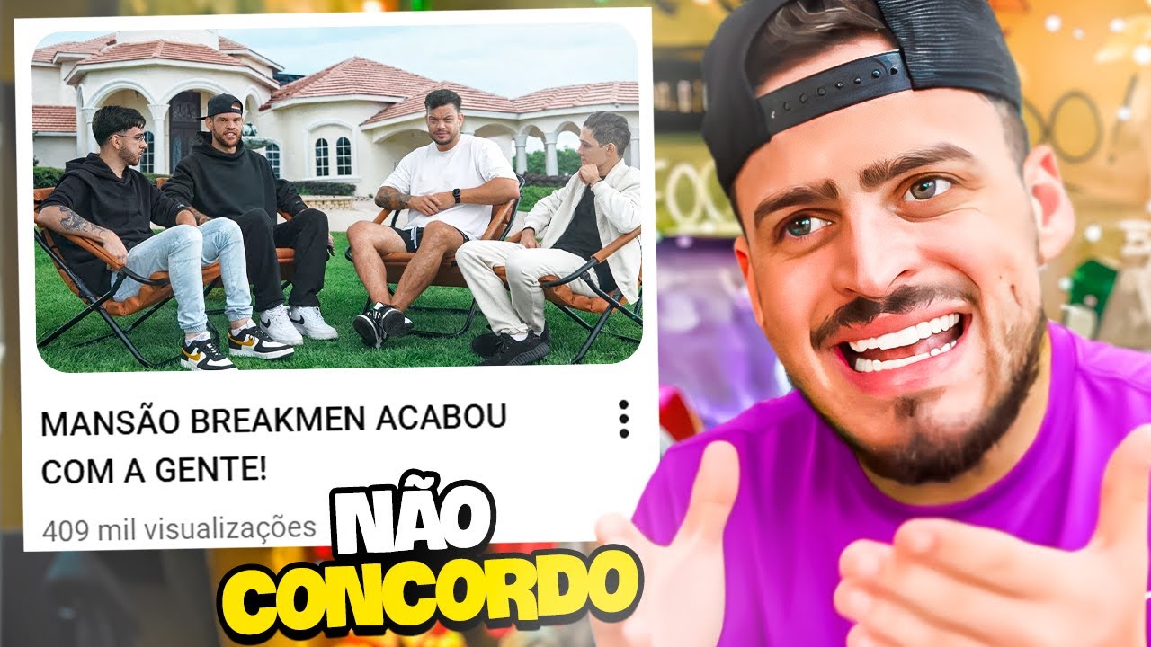 JON VLOGS REAGINDO A MANSÃO DA BREAKMEN ACABOU COM A GENTE (revelou tudo)