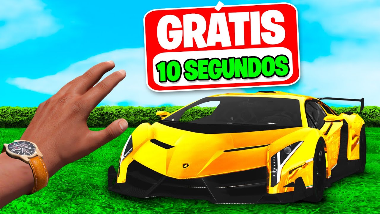 TUDO DE GRA&Ccedil;A POR 10 SEGUNDOS NO GTA 5