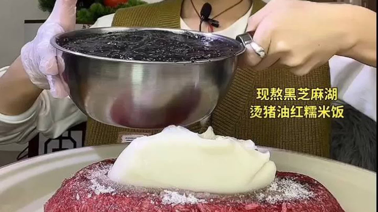 ASMR MUKBANG |红米饭，白面馍，吃一口，暖在心