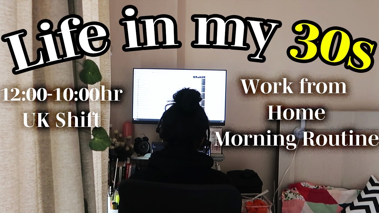 Life as a 30y/o Realistic WFH Morning Routine| Balancing Home Chores & Hectic Office Work #wfhsetup