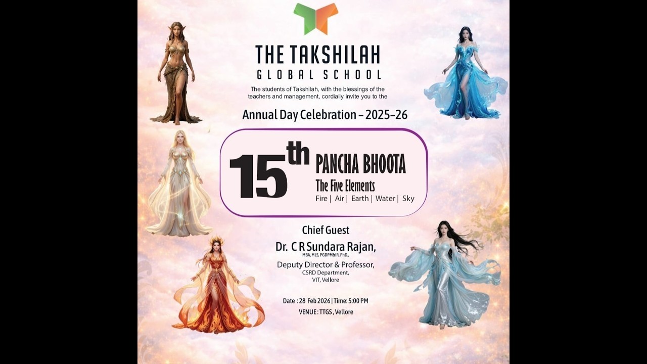 🎉 Annual Day Celebration 2026 – The Takshilah Global School, Vellore 🎉