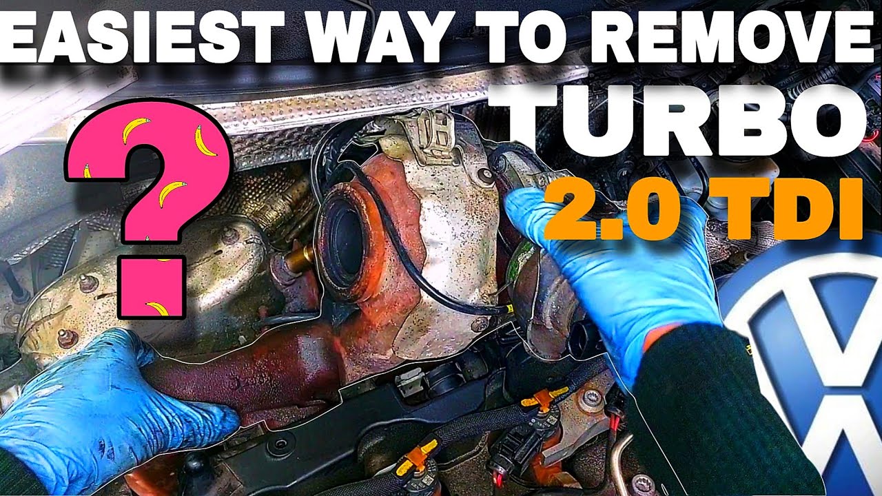 turbocharger removal 2.0 tdi ea189 | passat b7