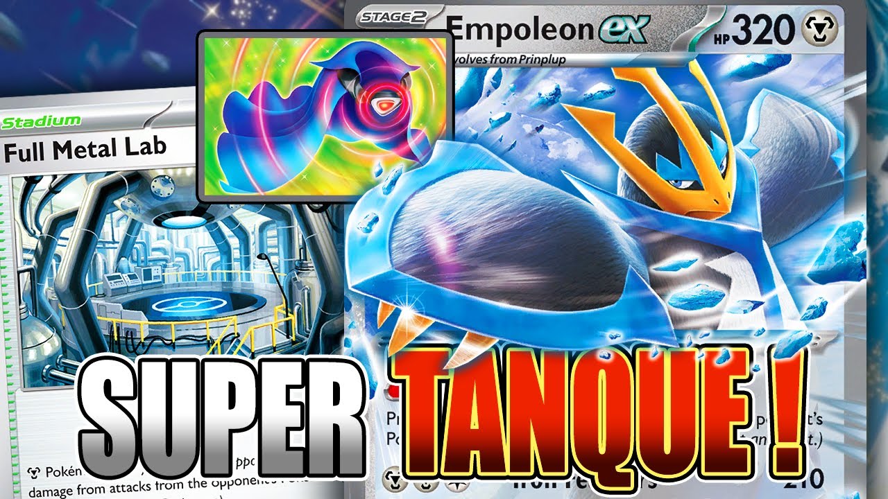EMPOLEON ex Es un TANQUE BRUTAL! La MEJOR DEFENSA! Pokemon TCG / Phantasmal Flames