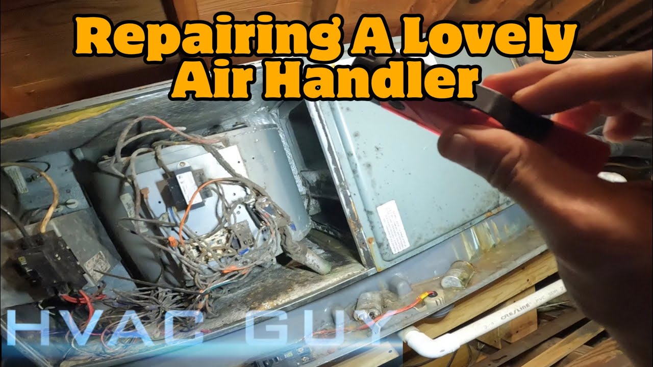 In-Line Breaker in A Nasty Air Handler Failure Due to Moisture