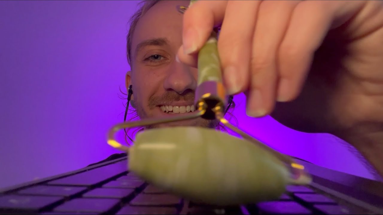 ASMR | Jade Roller on the Camera 💚✨