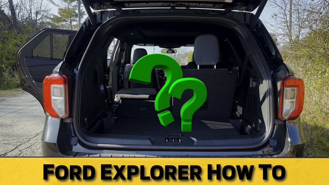 Ford Explorer Cargo Measurements | Plus How to Fold Down the 2nd and 3rd Row Seats!