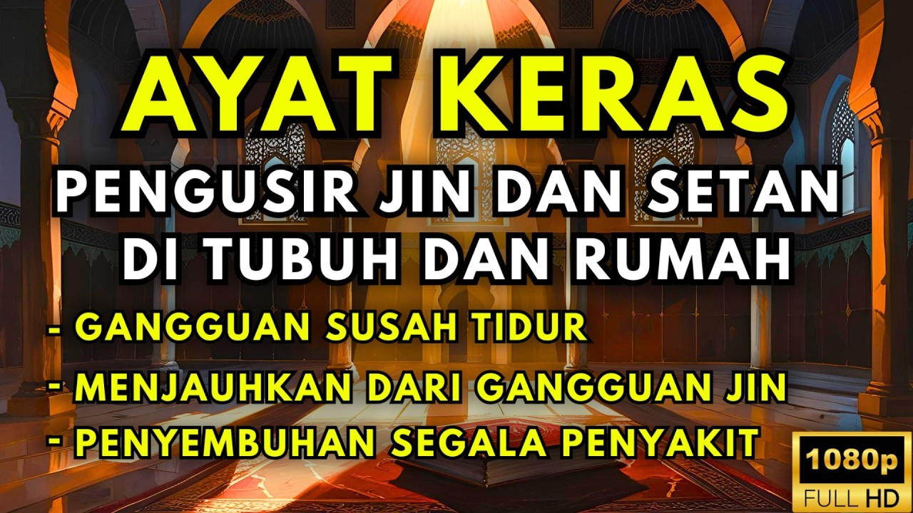 SUBHANALLAH! AYAT RUQYAH PENGUSIR JIN, PENAWAR SIHIR PALING DAHSYAT | MUSTAJAB