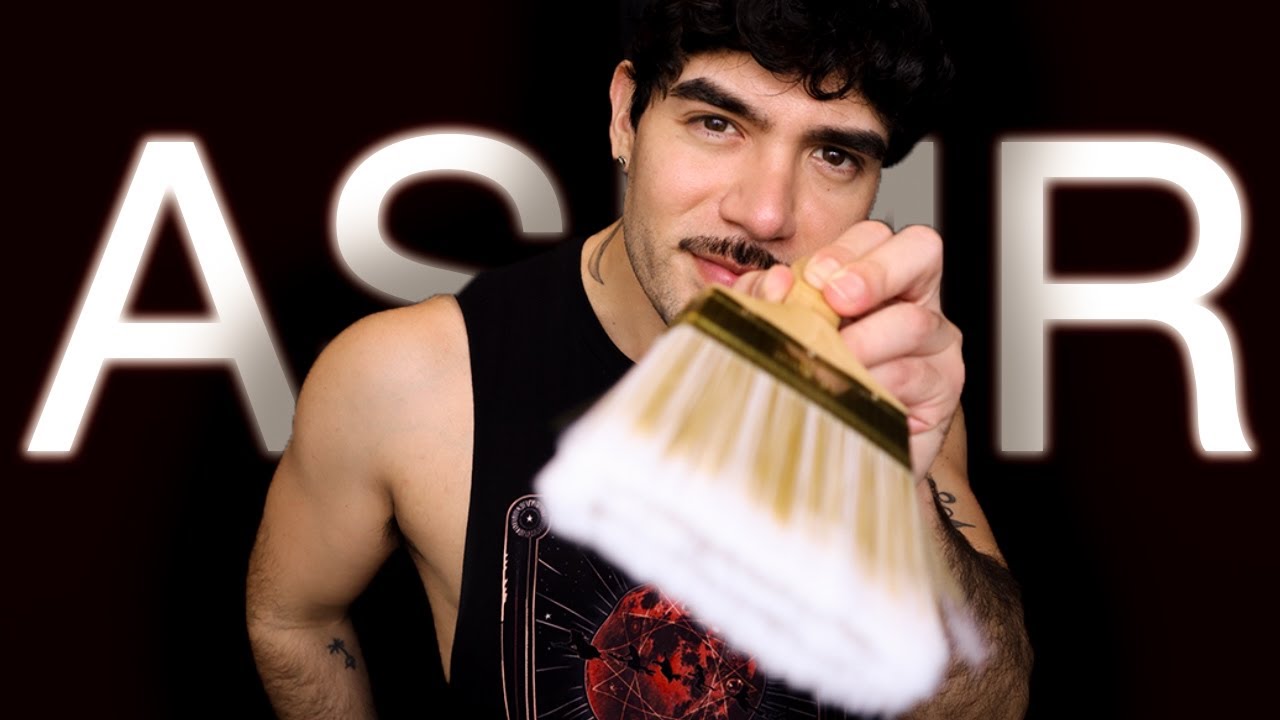 ASMR your sweet boyfriend does your makeup