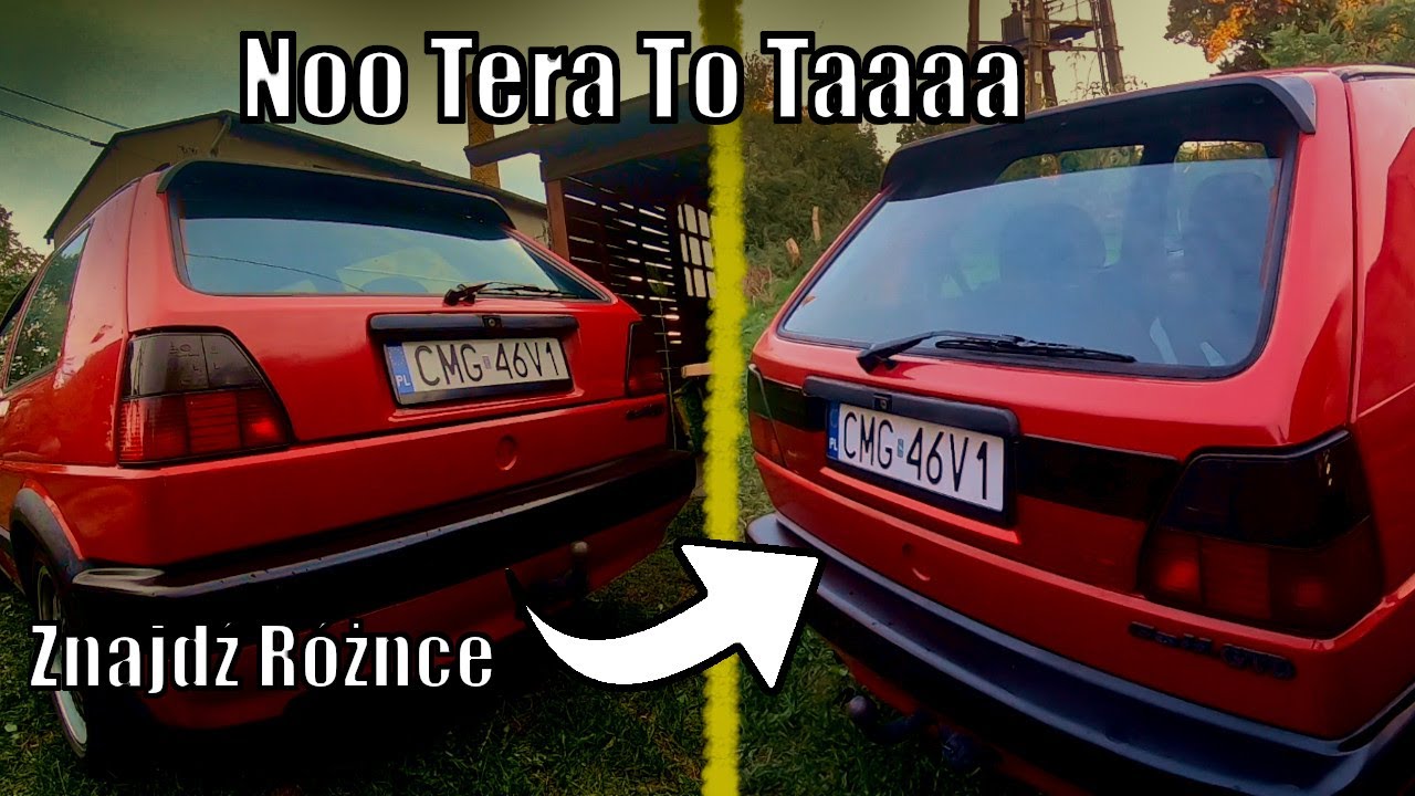 ❌Volkswagen Golf 2 | Montaż tylnej blendy❌ #projektdwójeczka
