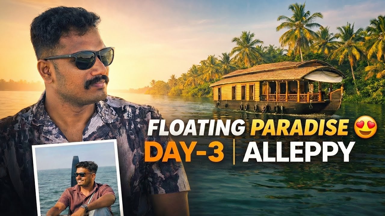 Day-3 అలెప్పీ | నీళ్ల మీద స్వర్గం ❤️ Kerala Trip|#kerala #youtube #travel #minivlog #family #love