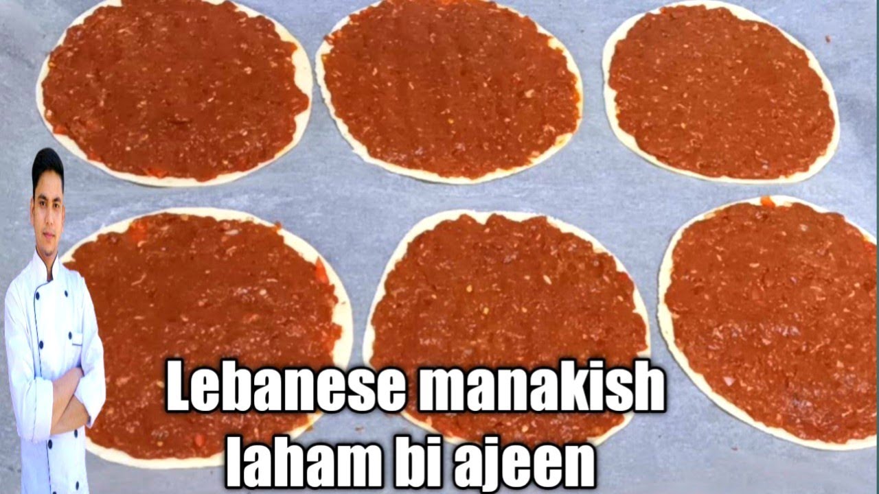 Lebanes Meat pies/lahm manakish/lahm bi ajeen(lamb:meat/ajeen:Dough)