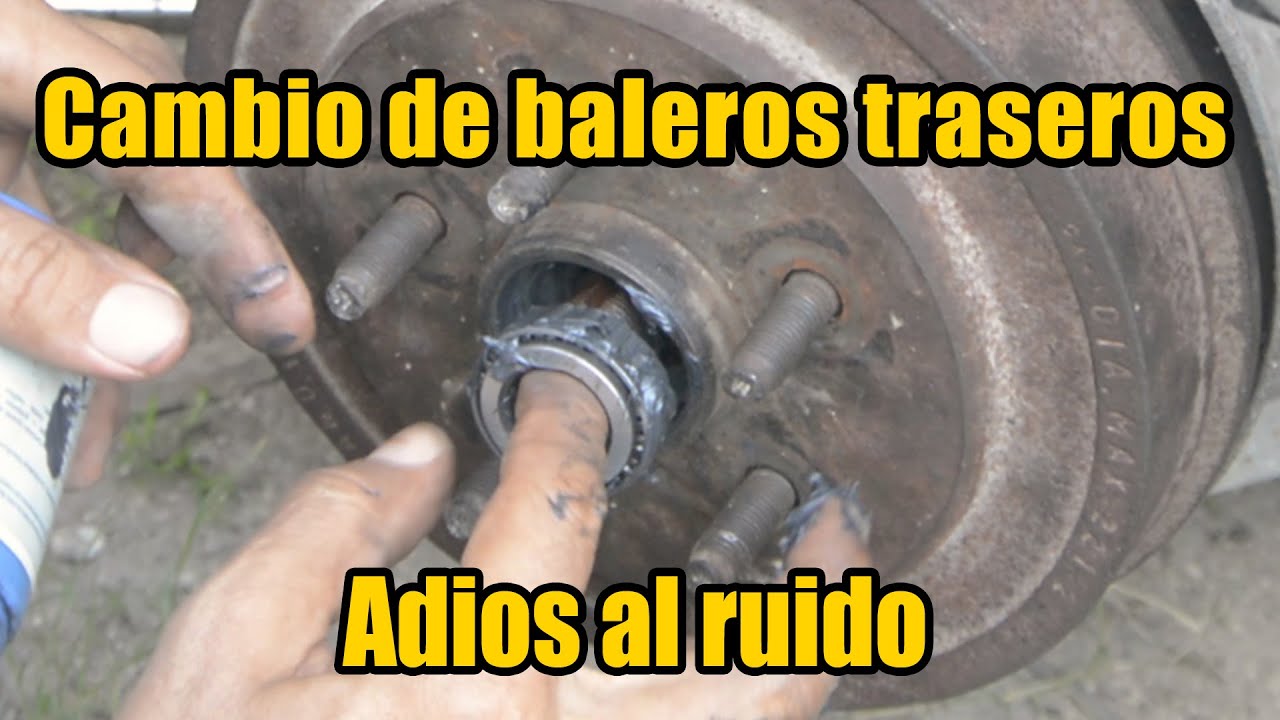 Cambio rodamiento llanta trasera ¡Adiós al ruido!