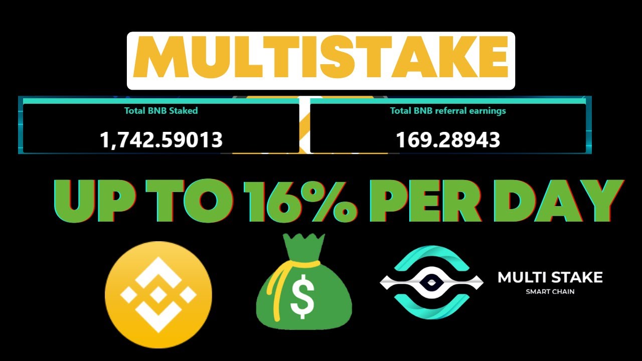 MULTISTAKE - Stake BNB & Earn Passive Income With Crypto up to 16% Daily!