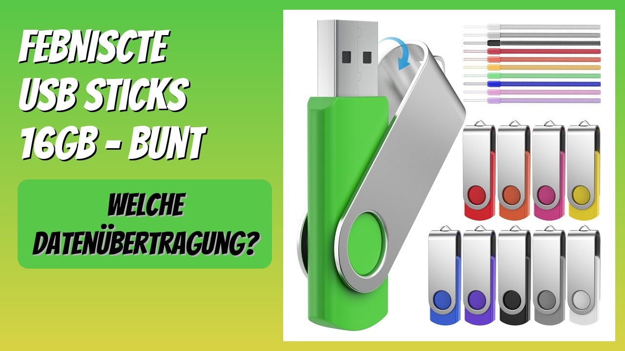 BEWERTUNG (2026): FEBNISCTE USB Sticks 16GB - Bunt. Infos